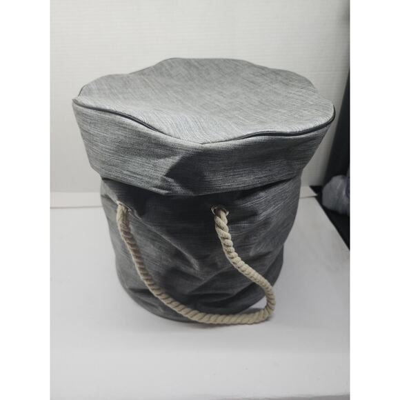 2 in 1 Toy Storage Bin Foldable Toy Bag Play Mat Indoor and Outdoor - Picture 4 of 8